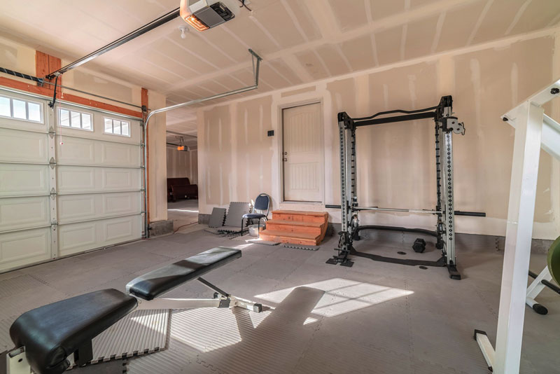 Gym Garage Conversion