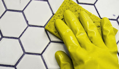 Removing Tile Grout Stains