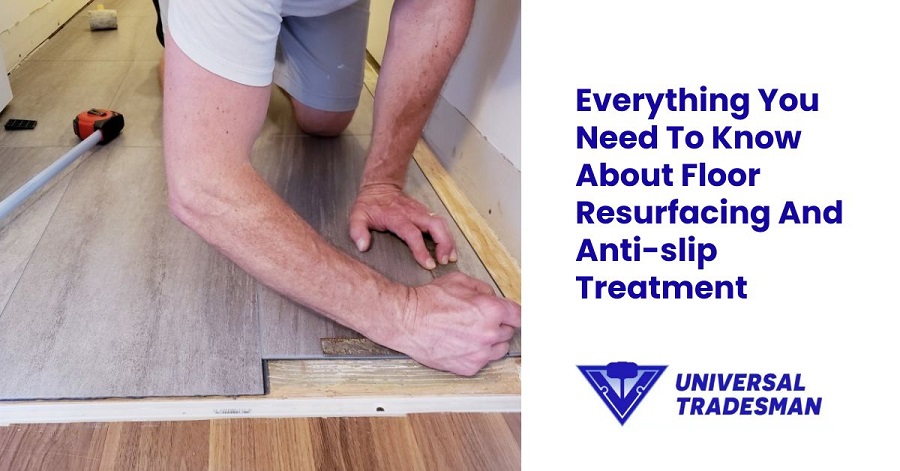 Floor Resurfacing, Anti Skid Treatment For Laminate Floors