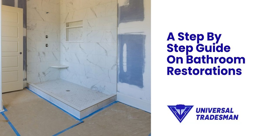 a step by step guide on bathroom restorations
